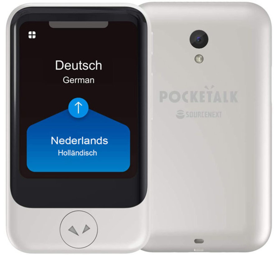 Pocketalk S2 Vertaalcomputer + eSIM 5 Jaar - Realtime Vertaler 92+ Talen
