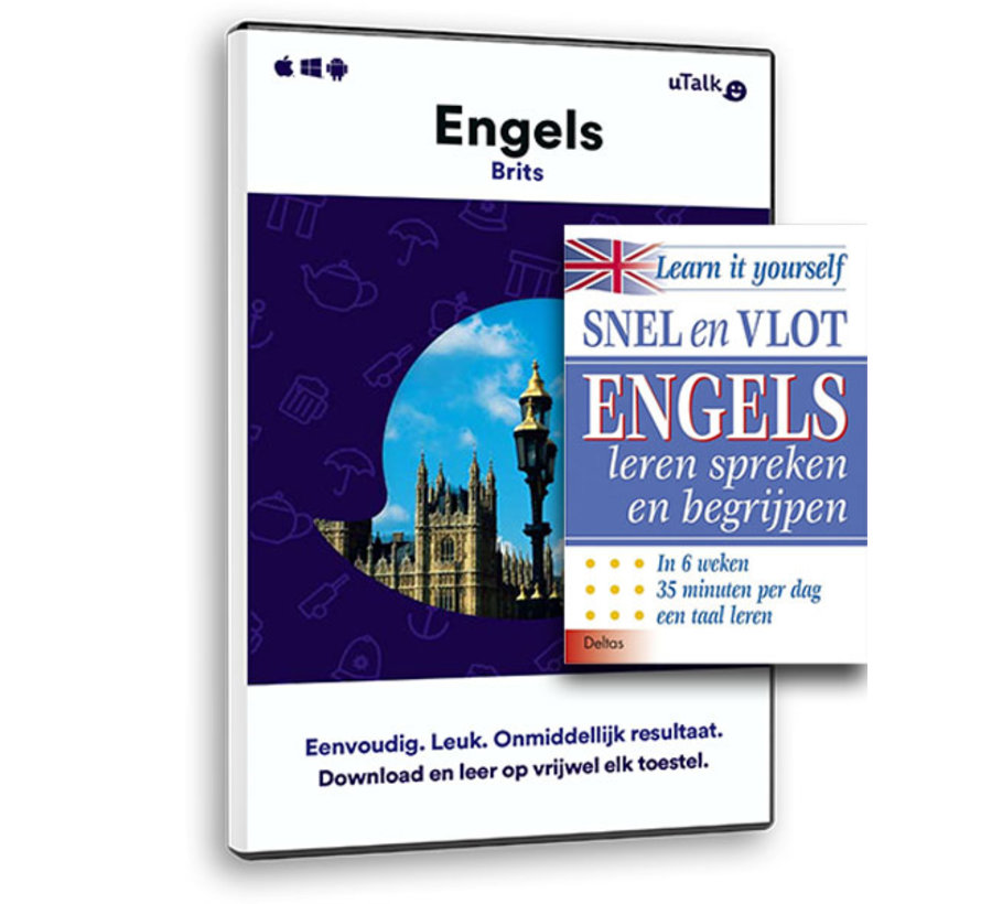 Compleet Engels leren: Online taalcursus + Leerboek Engels