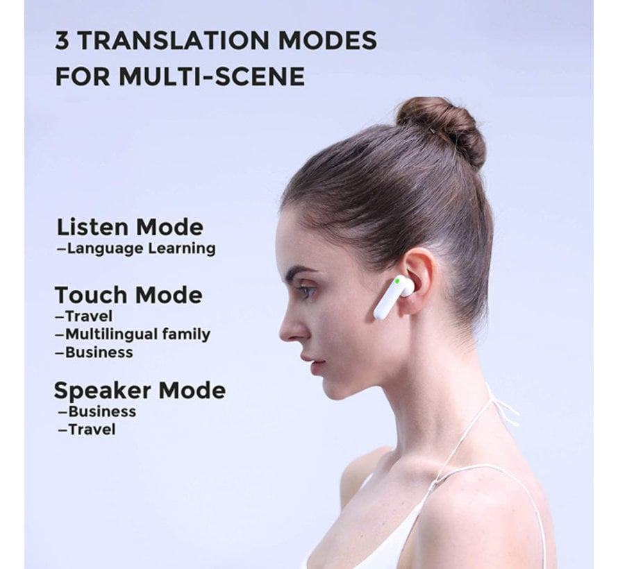 Timekettle M2 Translator - Vertaalapparaat - Muziek luisteren -  Alles-in-één