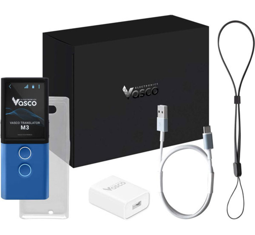 Vasco M3 Vertaalcomputer - Draagbare Vertaler + Gratis Internet