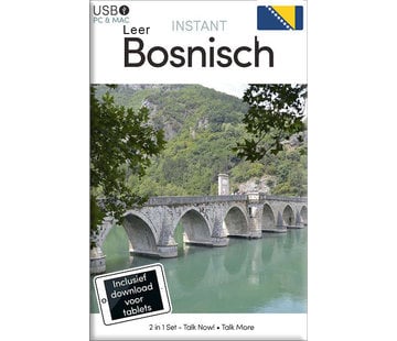 Instant Bosnisch leren - Taalcursus Bosnisch 2 in 1 (USB)