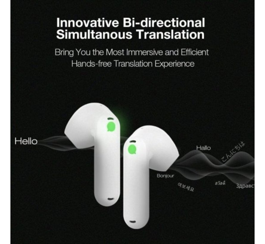 Timekettle WT2 Edge - Vertaal Oordopjes  - AI Translator  Earbuds