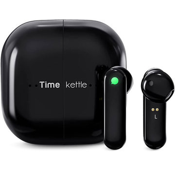 Timekettle M2 - Multifunctionele Wireless Vertaal Oortjes met muziek - Stem en Gesprek Vertaler in het oor - Wireless Translation Earbuds (Black)