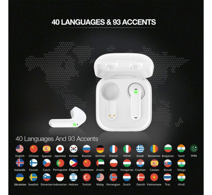 Timekettle WT2 Edge - Vertaal Oordopjes  - AI Translator  Earbuds