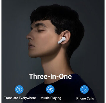 Timekettle Timekettle M3 - Multifunctionele  Wireless Vertaal Oortjes met muziek - Stem en Gesprek Vertaler in het oor - Translator Earbuds