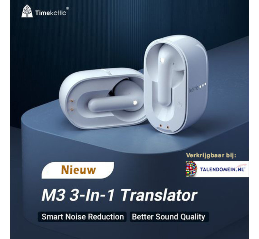 Timekettle M3 - Vertaal Oortjes -  Alles-in-één  - AI Translation  Earbuds