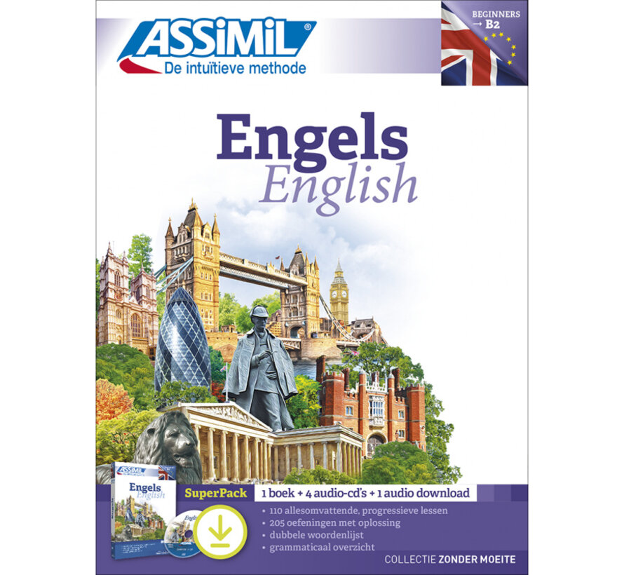 Engels leren zonder moeite - Beginners tot half gevorderden (Niveau B2)