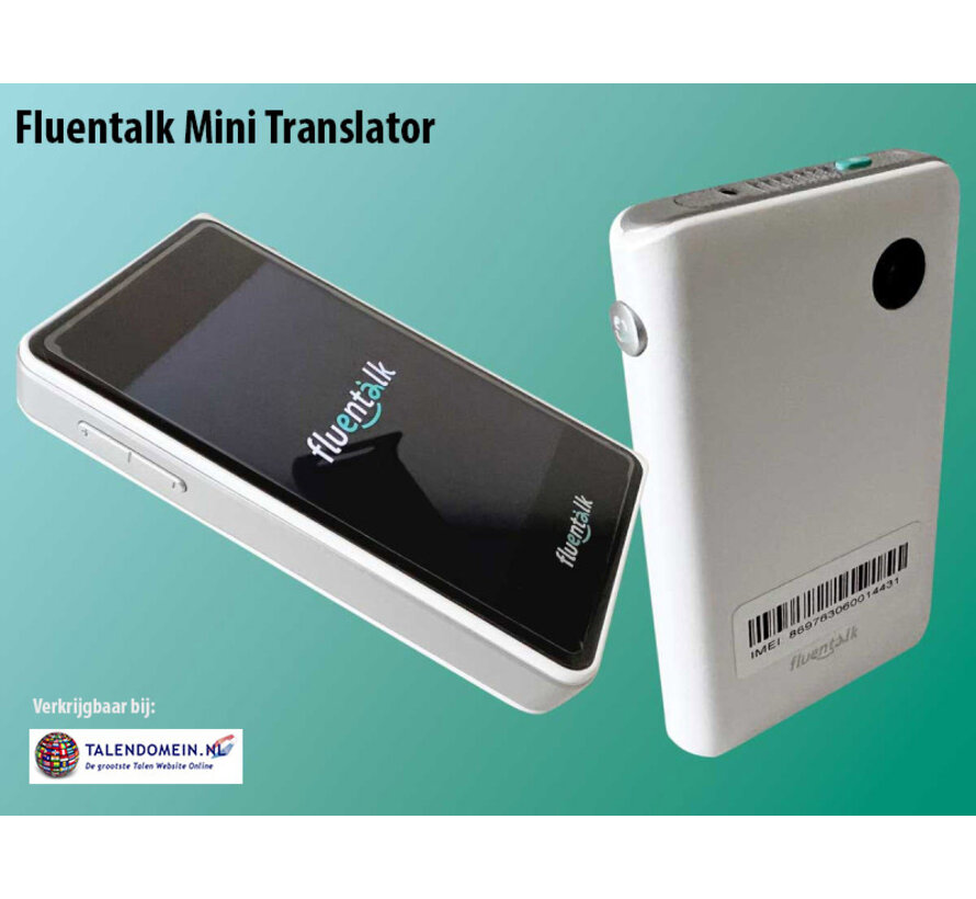 Timekettle Fluentalk T1 MINI Translator - Vertaalcomputer - Vertaalapparaat voor reizen + Simcard