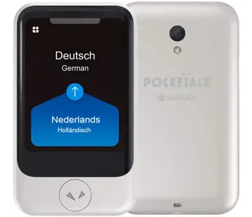 Pocketalk Translator Pocketalk Translator S2 - Mini  Vertaalcomputer - Spraak, Foto en Gesprek Vertaler + Simkaart (Nieuwe versie 2025)