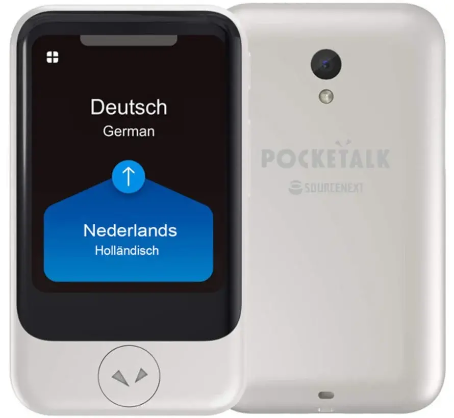 Pocketalk S2Vertaalcomputer + eSIM 5 Jaar - Realtime Vertaler 92+ Talen