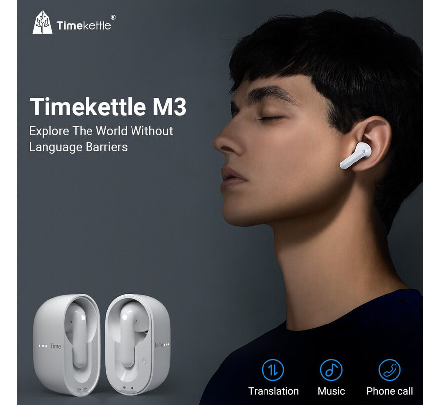 Timekettle M3 - Vertaal Oortjes -  Alles-in-één  - AI Translation  Earbuds