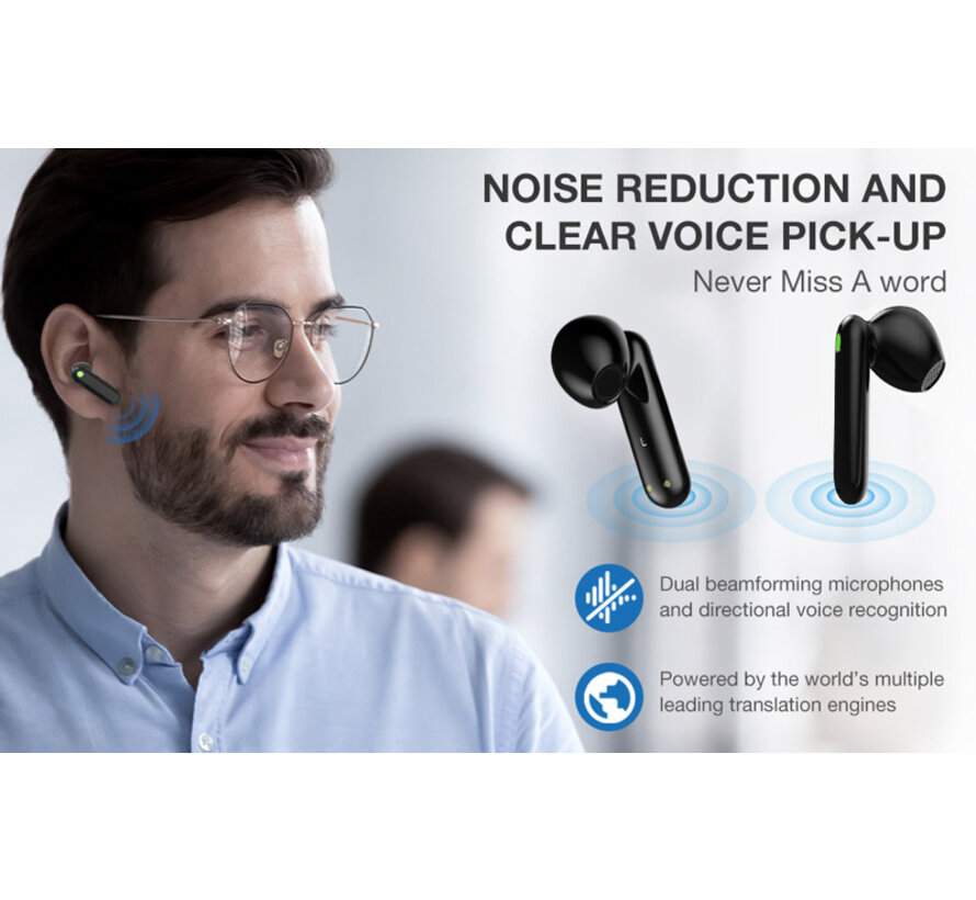 Timekettle WT2 Edge - Vertaal Oordopjes - AI Translation Earbuds