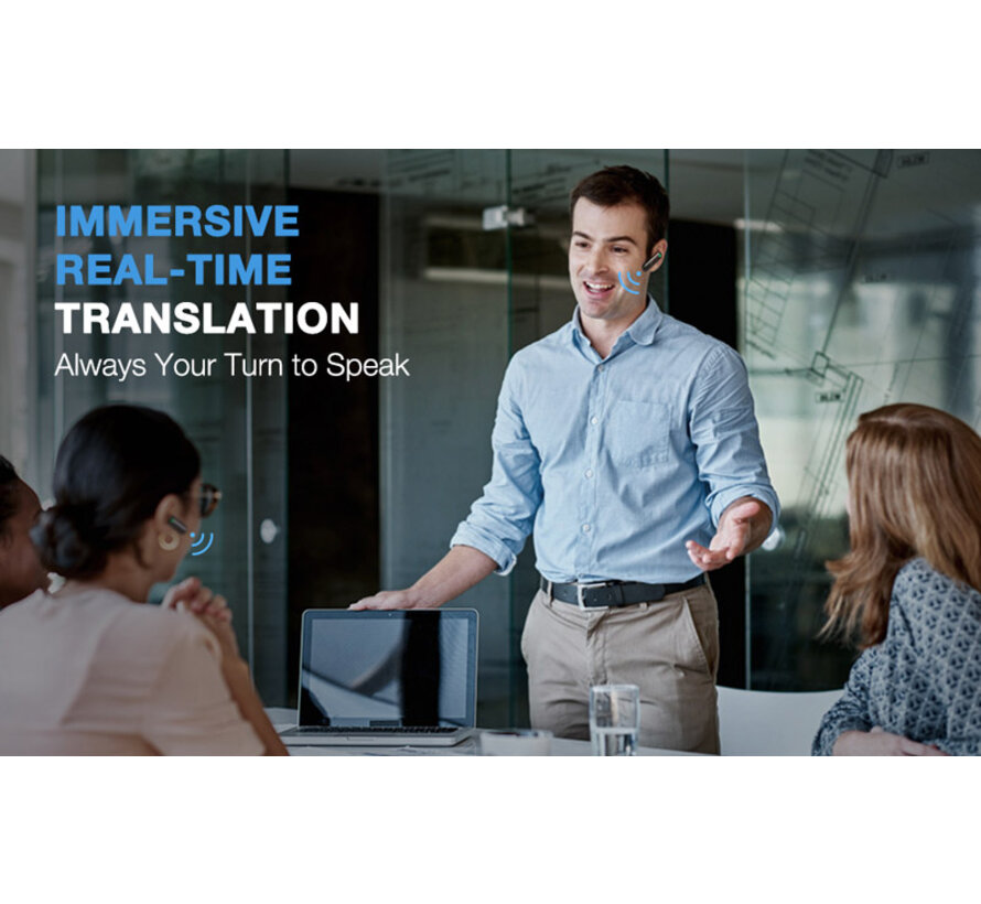 Timekettle WT2 Edge - Vertaal Oordopjes - AI Translation Earbuds