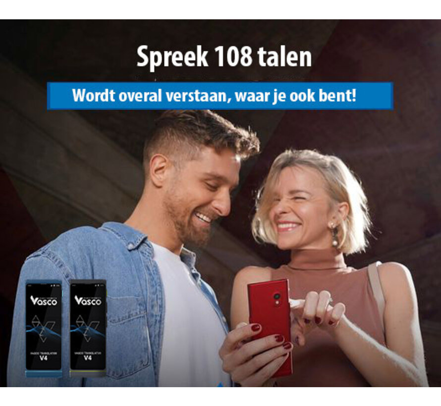Vasco Translator V4 - Draagbare Vertaler +Gratis Internet