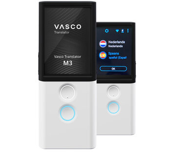 Vasco Translators  Vasco M3 Translator - Pocket Vertaalcomputer - Draagbare Vertaler +GRATIS Internet + Foto Vertaler
