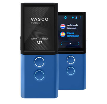 Vasco Translators Vasco M3 Translator - Pocket Vertaalcomputer - Draagbare Vertaler +Simkaart +Luxe Beschermhoes