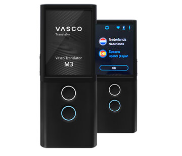 Vasco Translators Vasco M3 Translator - Pocket Vertaalcomputer - Draagbare Vertaler +Simkaart +Gratis Internet