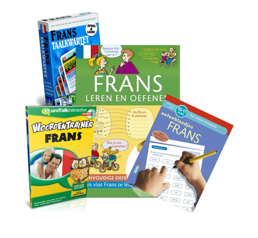 Frans voor kinderen - Frans  leren, Spelen en Oefenen - PAKKET