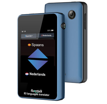 Timekettle Fluentalk T1 MINI Vertaalcomputer - Draagbare Spraak, Foto en Gesprek Vertaler +Simkaart +Beschermhoes