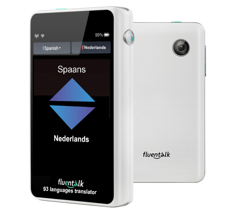 Timekettle Fluentalk T1 Mini Vertaalcomputer +Simkaart +Beschermhoes