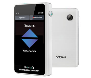 Timekettle Fluentalk T1 MINI Translator - Draagbare Spraak, Foto en Gesprek Vertaler +Simkaart +Beschermhoes