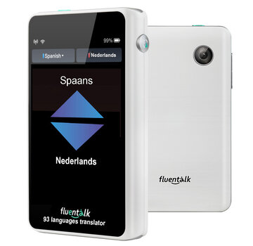Timekettle Fluentalk T1 MINI Translator - Draagbare Spraak, Foto en Gesprek Vertaler +Simkaart +Beschermhoes