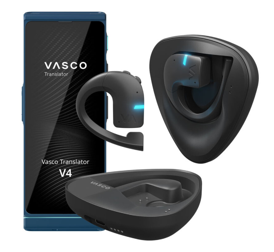 Vasco Translator V4 + Vasco E1 Oortjes (Bundel)