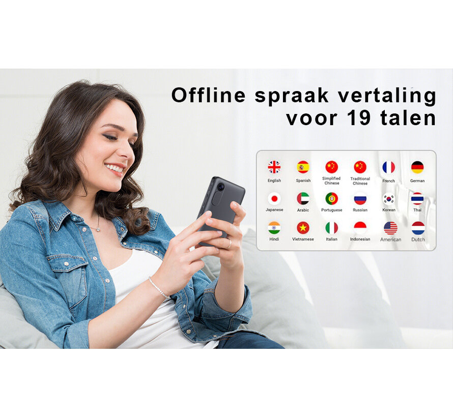 ECV60 - Stem, Tekst, Foto en Gesprek Vertaler 142 Talen