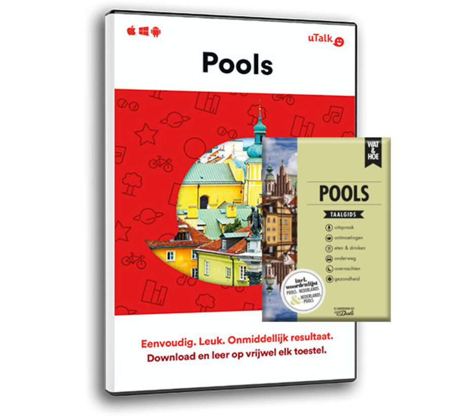 Complete cursus Pools: Online taalcursus +  Leerboek Pools (Taalgids)