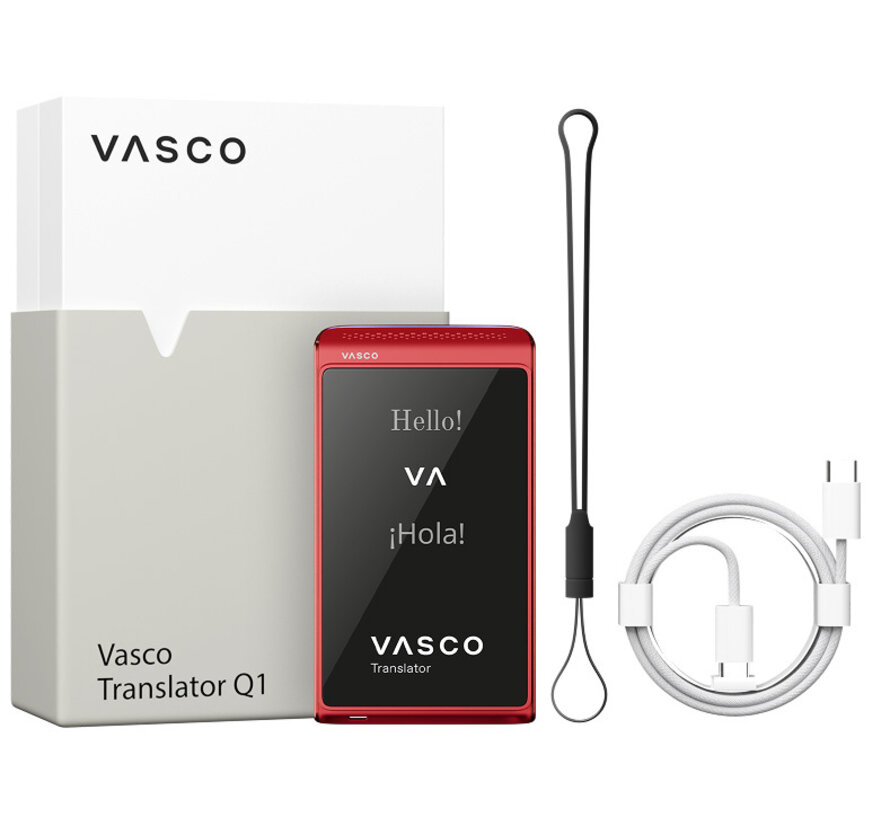 Vasco Translator Q1 -  Pocket Vertaalcomputer + Gratis Internet