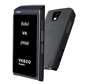 Vasco Translators Vasco Q1 Translator - Draagbare AI Stem Vertaler + Voice Cloning + Call Translator + Simkaart (Gratis Internet)