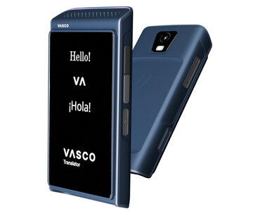 Vasco Translators Vasco Q1 Translator - Vertaalcomputer - Spraak, Tekst, Telefoon en Foto Vertaler + Voice Cloning Functie + Gratis Internet