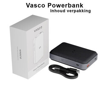 Vasco Translators Vasco Powerbank - Krachtige externe batterij - Universele hoogwaardige powerbank