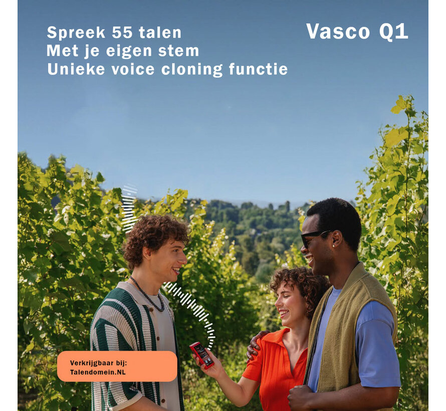 Vasco Translator Q1 - Pocket Vertaalcomputer + Gratis Internet