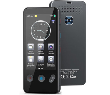 ECVV - Translators en Vertaalcomputers ECV13 - Slimme Vertaalcomputer 139 talen - Stem, Tekst, Foto en Gesprek Vertaler - Draagbaar Vertaal Apparaat - Online en Offline Vertaler