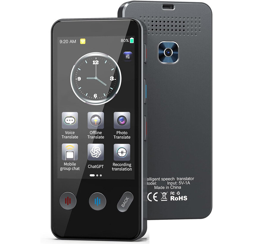 Realtime Stem, Foto en Gesprek Vertaler met Camera