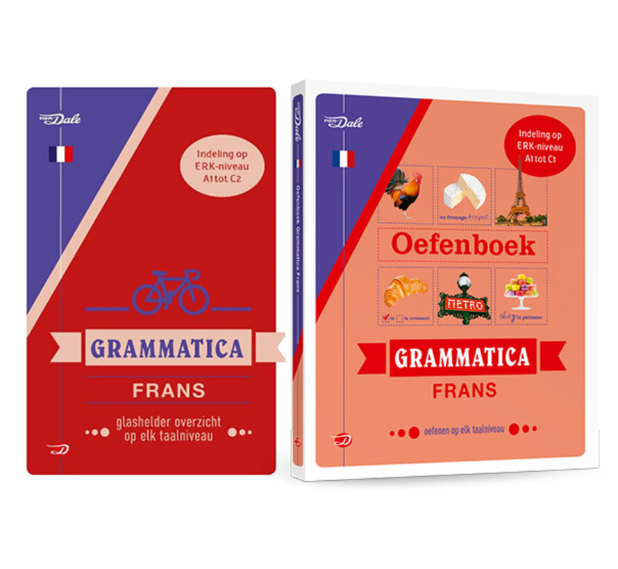 Van Dale Leerboek Grammatica Frans + Oefenboek Grammatica Frans (A1-C1 niveau)