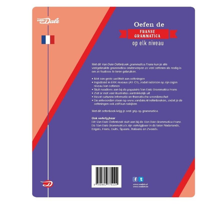 Van Dale Leerboek Grammatica Frans + Oefenboek Grammatica Frans (A1-C1 niveau)