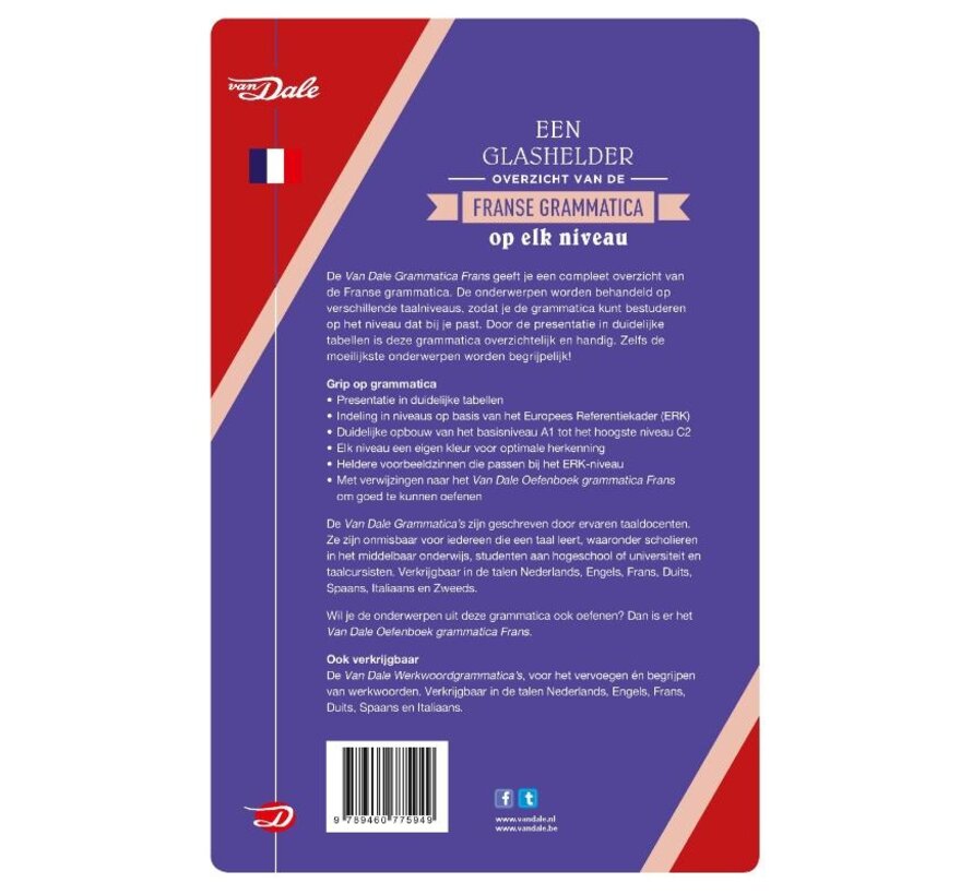 Van Dale Leerboek Grammatica Frans + Oefenboek Grammatica Frans (A1-C1 niveau)