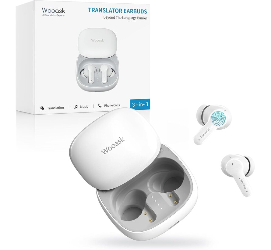 Wooask M3 - Anfier Translation Earbuds - Vertaal Oordopjes