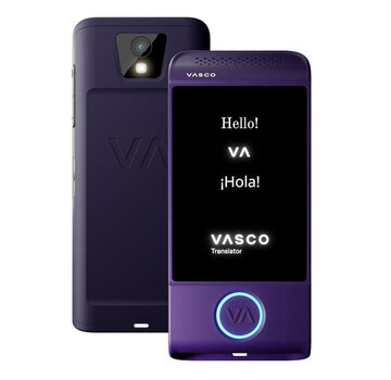 Vasco Translators Vasco M4 Translator - Draagbare Spraak, Tekst en Gesprek Vertaler - Vertaalcomputer +Simkaart (Gratis Internet)