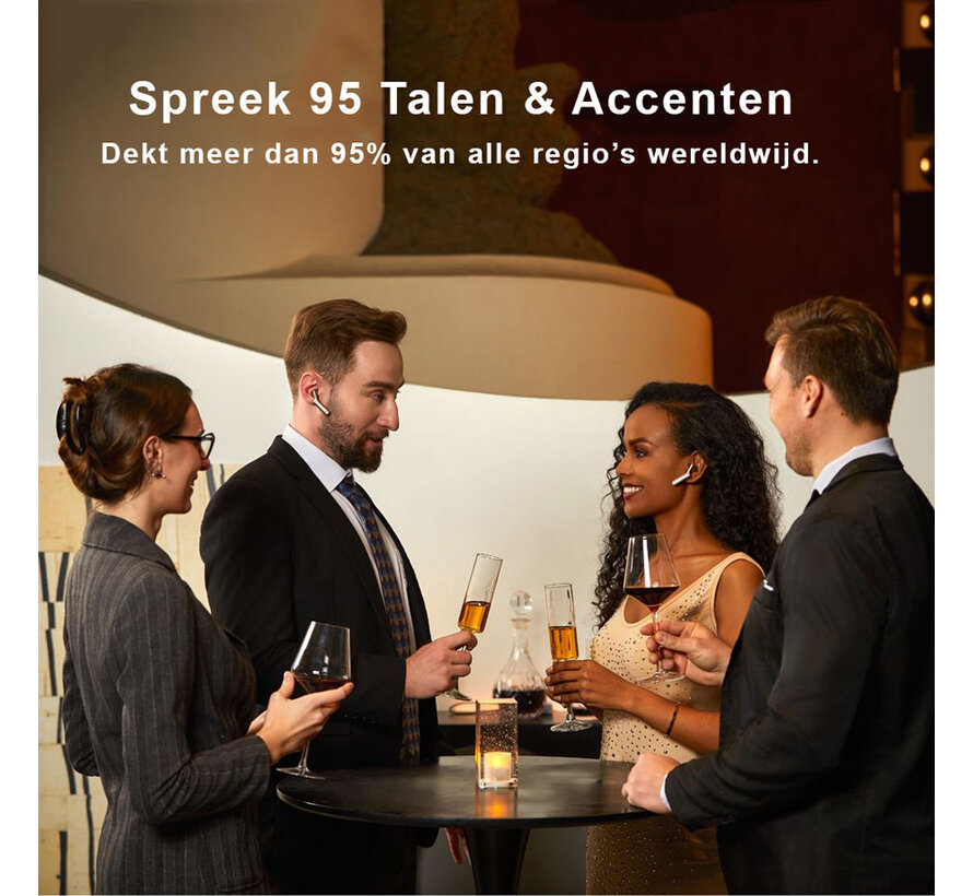Timekettle W4 PLUS Translation Earbuds – Spraak, Media, Telefoon en Gesprek Vertaal Oortjes