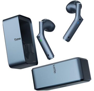 Timekettle Timekettle W4 PLUS Translation Earbuds – AI Vertaal Oordopjes met Auto‑Correctie & Bone Voiceprint Sensor - Spraak, Media, Telefoon en Gesprek Vertaal Oortjes