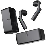 Timekettle Timekettle W4 PLUS Translation Earbuds – AI Vertaal Oordopjes met Auto‑Correctie & Bone Voiceprint Sensor - Spraak, Media, Telefoon en Gesprek Vertaal Oortjes