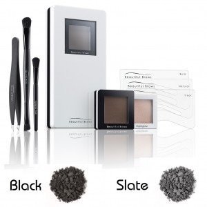 Fab Brows - Brand Beautiful Brows Duo Kit Slate/Black