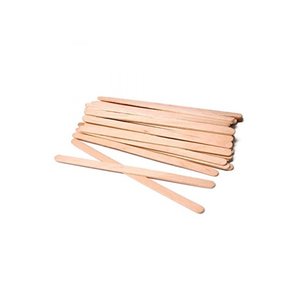 ItalWax Wooden wax spatulas extra narrow 100 pieces