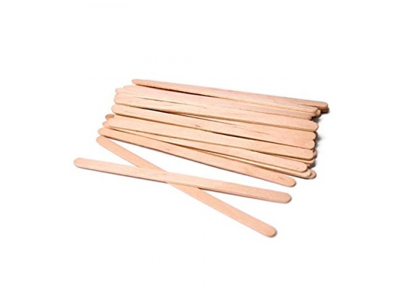 ItalWax Wood wax spatulas extra narrow 100 pieces