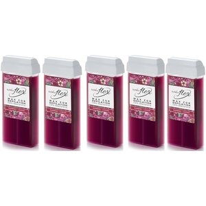 ItalWax Flex - 5 x Resin cartridge Raspberry 100 ml | value set