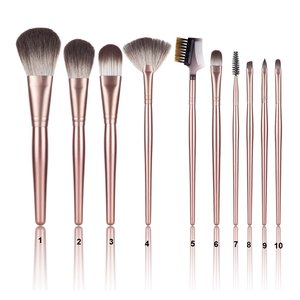 Xanitalia Nylon makeup brush set (10 Brushes)