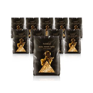 ItalWax Filmwachs Ganzkörperwachs Luxury Edition Gold zur streifenlosen Haarentfernung, Box 10 kg